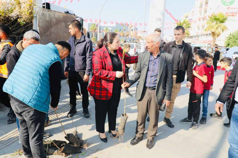 Milli Ağaçlandırma Gününde Cizre’de 11 Bin fidan toprakla buluştu