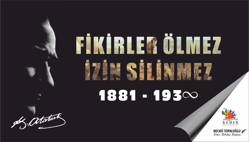 Başkan Necati Topaloğlu’ndan 10 Kasım Atatürk’ü Anma Günü Mesajı