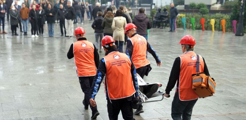 Belediyemizde Deprem Tatbikatı Düzenlendi