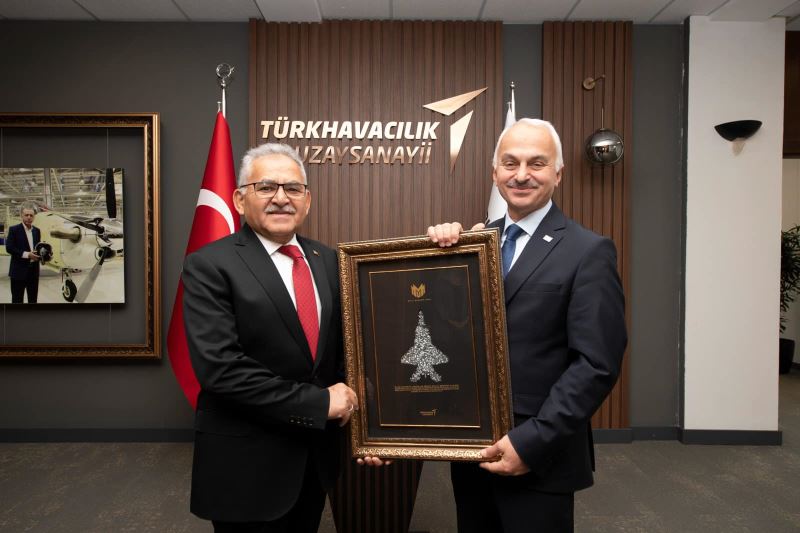 Başkan Büyükkılıç, TUSAŞ Genel Müdürü Kotil