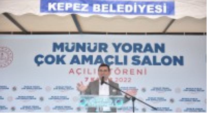 Kepez’den Namık Kemal Ortaokulu’na çok amaçlı salon