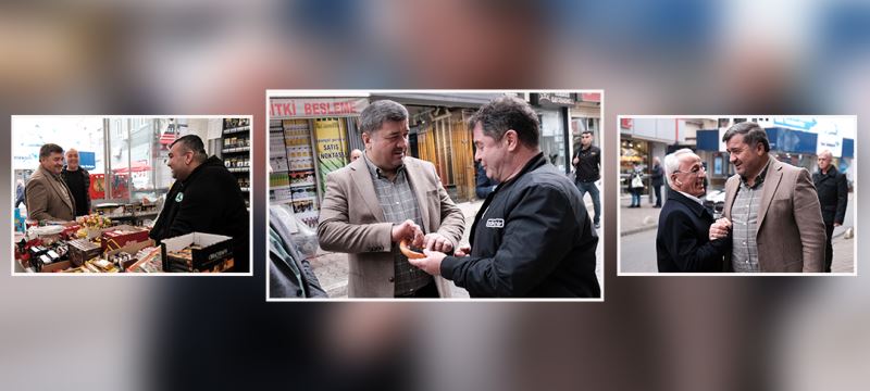 BAŞKAN ŞENLİKOĞLU VATANDAŞLARLA İÇ İÇE