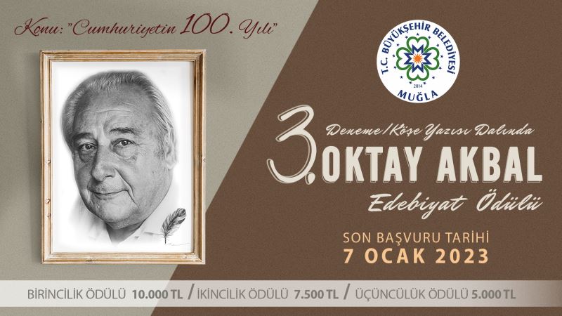 Oktay Akbal Edebiyat Ödülü başvuruları 7 Ocak’ta sona eriyor