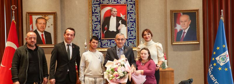 BAŞKANIMIZ ÖZEL MİSAFİRLERİNİ AĞIRLADI