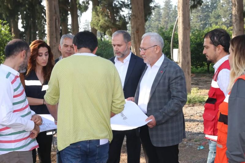 BAŞKAN TOSYALI: ZİRAAT PARK PROJESİ DEVAM EDİYOR