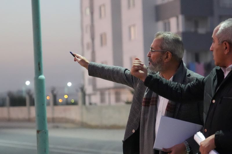 BAŞKAN BOZDOĞAN YAPIMI DEVAM EDEN VE TAMAMLANAN PROJE ALANLARINDA İNCELEMELERDE BULUNDU
