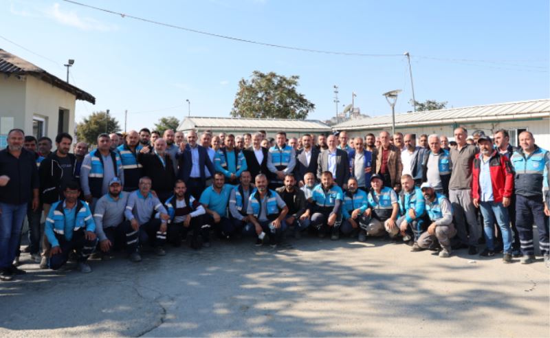 2022 yılında 65 bin ton asfalt döktük