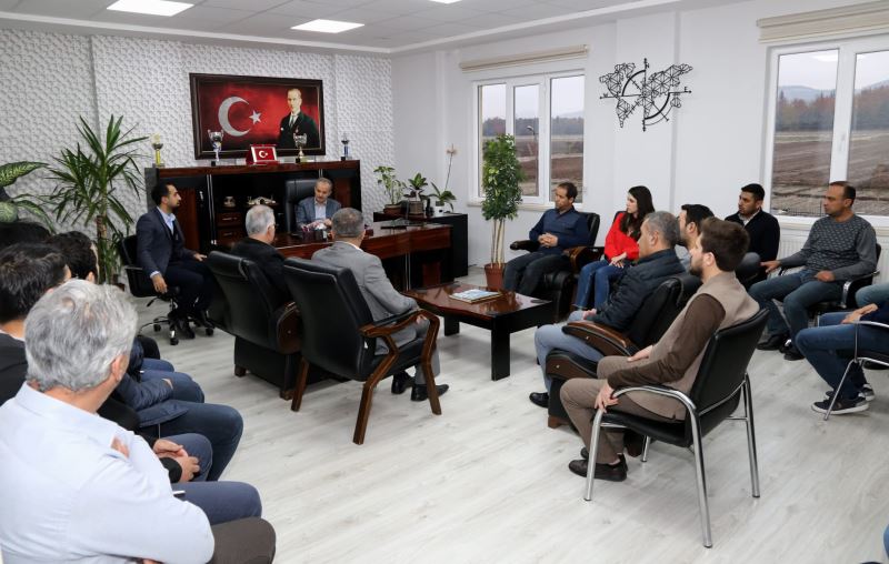 BAŞKANIMIZ, İMAR VE ŞEHİRCİLİK MÜDÜRLÜĞÜ PERSONELİYLE BİR ARAYA GELDİ