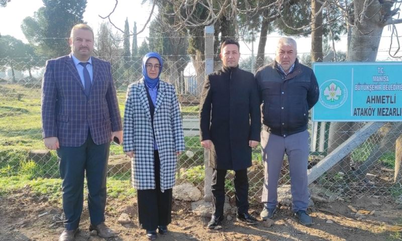 Ahmetli’de 2 Mahalle Mezarlığı Güvenli Hale Getirildi