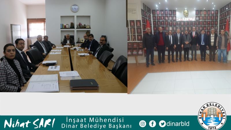 Belediye Başkanımız Nihat Sarı, Çevre Hizmetleri Birliği Encümen toplantısına katıldı