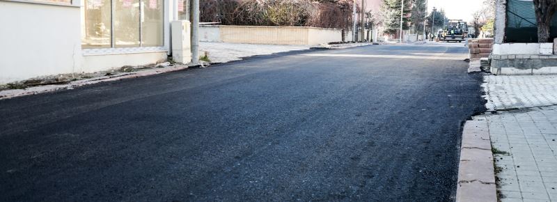 YONCALI’DA ASFALT MESAİSİ