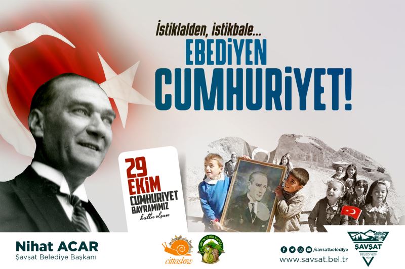 Belediye Başkanımız Sayın Nihat Acar 29 Ekim Cumhuriyet Bayramı Mesajı Yayınladı