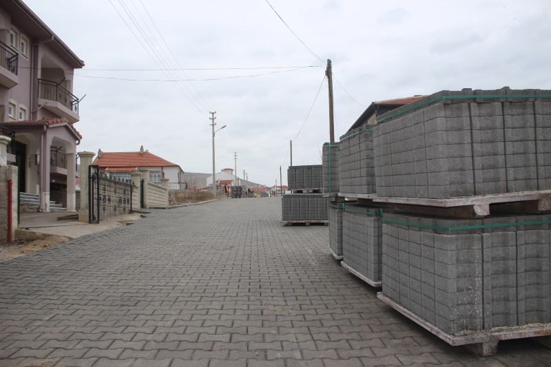 İncili Mahallesi Kilit Parke Döşeme Çalışmaları