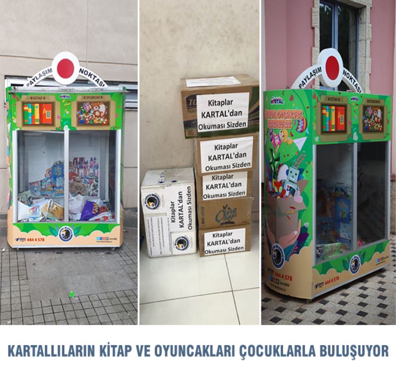 KARTALLILARIN KİTAP VE OYUNCAKLARI ÇOCUKLARLA BULUŞUYOR