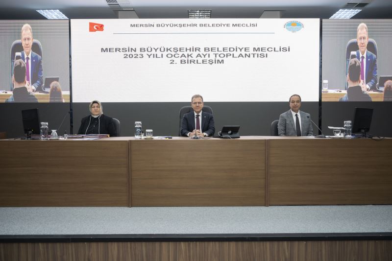 Mersin Büyükşehir Belediye Meclisi Ocak Ayı 2. Birleşim Toplantısı Yapıldı
