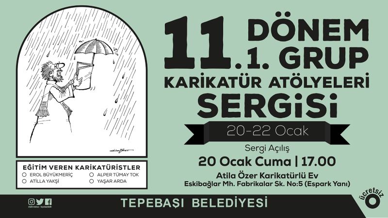 ÇOCUK KARİKATÜRİSTLERİN İLK ESERLERİ GÖRÜCÜYE ÇIKIYOR