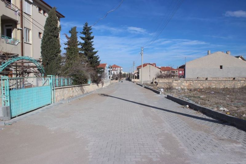 Çilli Mahallesi Kilit Parke Döşeme Çalışmaları