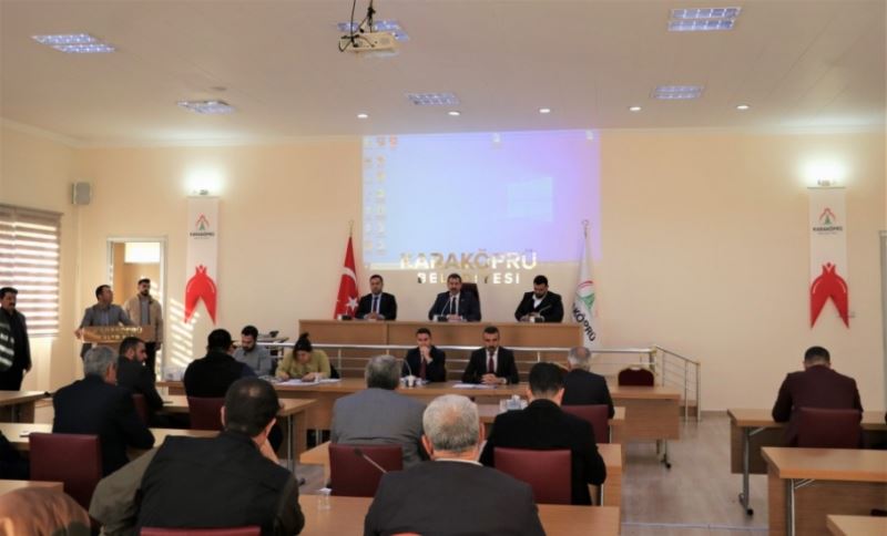 KARAKÖPRÜ’DE YILIN İLK MECLSİ TOPLANTISI YAPILDI