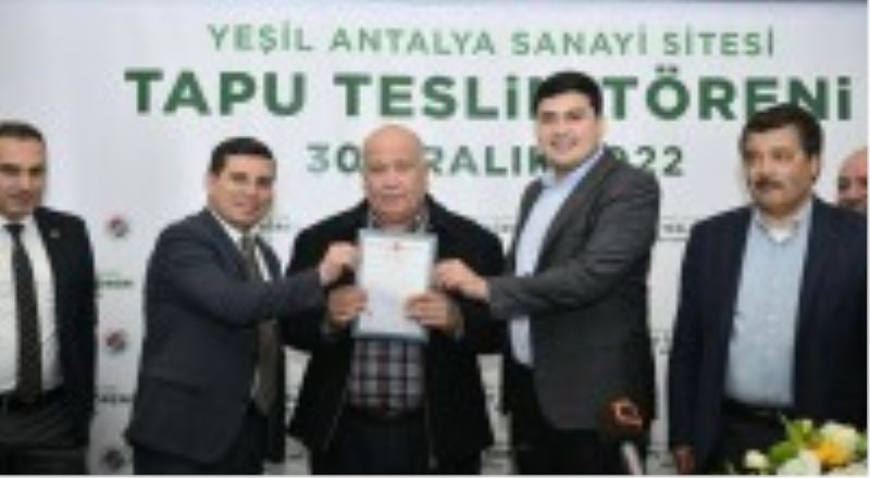 Tütüncü sözünü tuttu, tapular teslim edildi