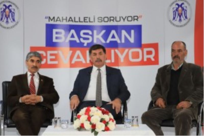 MAHALLELİ Soruyor BAŞKAN Cevaplıyor, İzzetpaşa ve Ersevenler Mahallesi