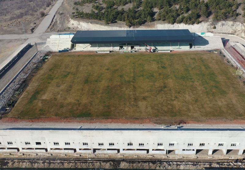 Bağlum Stadı’ndaki yenileme çalışması devam ediyor