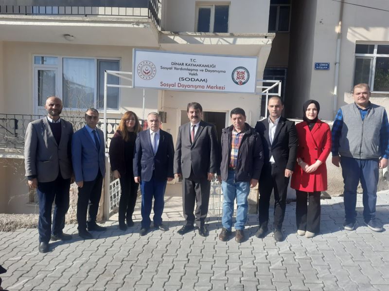 Belediye Başkanımız Nihat Sarı, Yeni açılan Sosyal Dayanışma Merkezini ziyaret etti