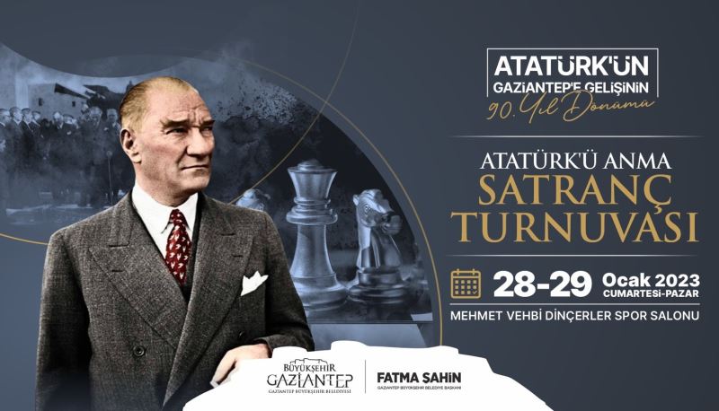 -BÜYÜKŞEHİR ATATÜRK’Ü ANMAK İÇİN SATRANÇ TURNUVASI DÜZENLİYOR