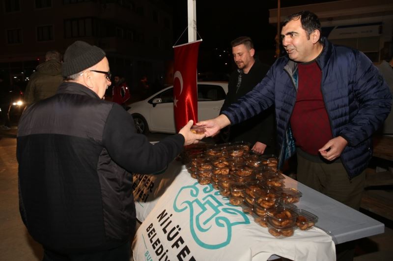 Nilüfer’de kandil ikramı