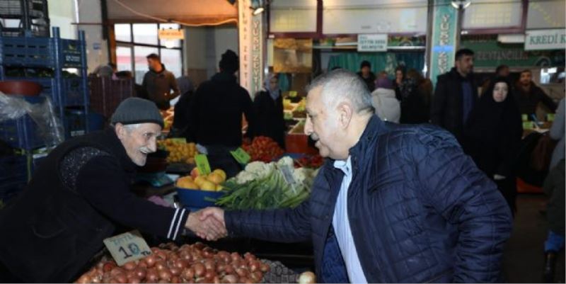 PAZARCI ESNAFINA ZİYARET