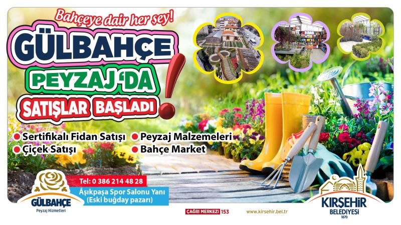 GÜL BAHÇE PEYZAJ VE ÇİÇEK SATIŞ EVİ’NDE MEYVE FİDANI SATIŞLARI BAŞLADI