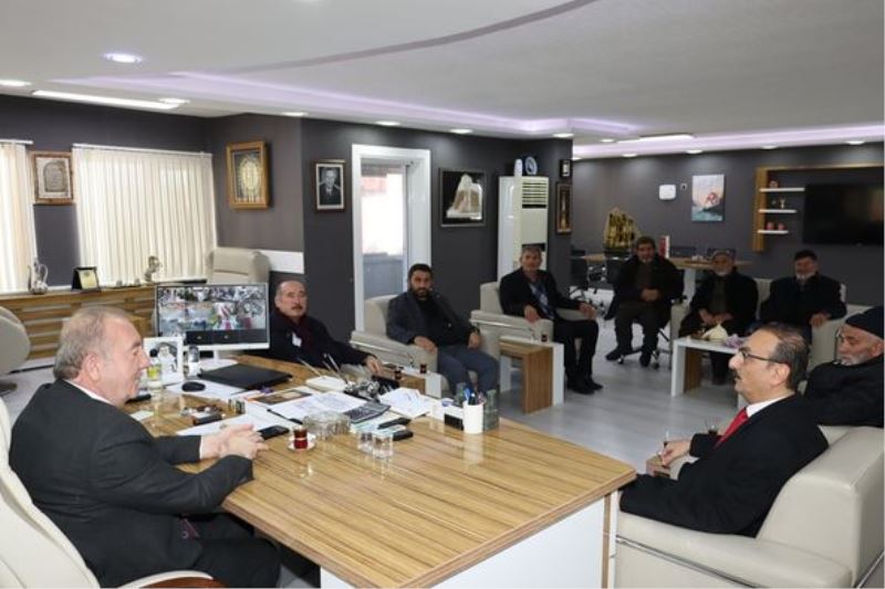 Saadet Partisinden, Başkan Şahiner’e Ziyaret