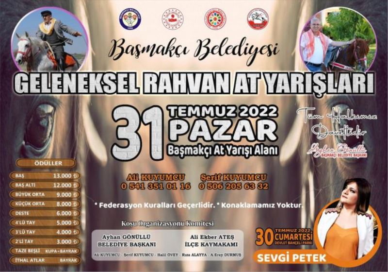 İlçemizde Geleneksel Rahvan At yarışı Heyecanı başlıyor