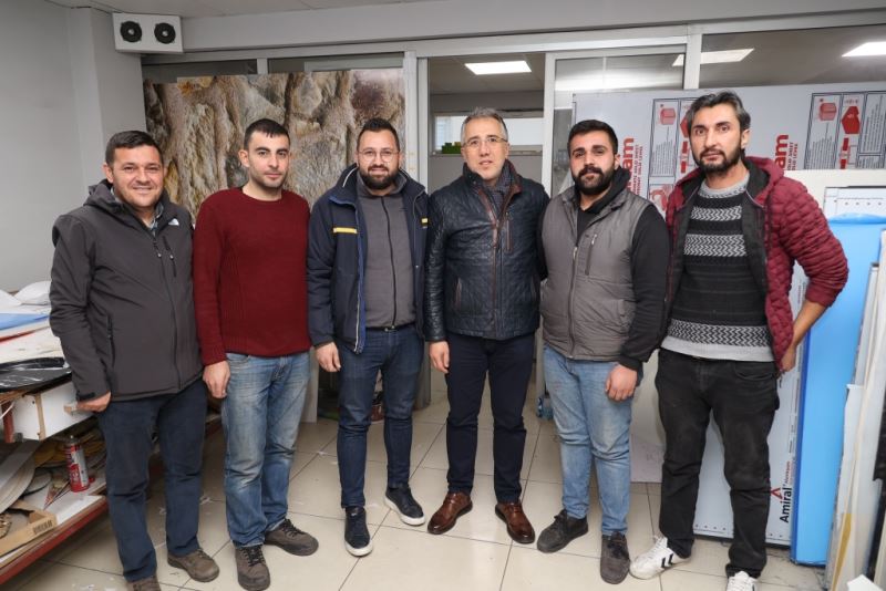 Başkan Savran Esnaf Ziyaretlerini Sürdürüyor