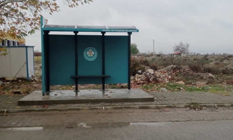 Saruhanlı’nın Mahallelerinde Durak Çalışmaları Tamamlandı