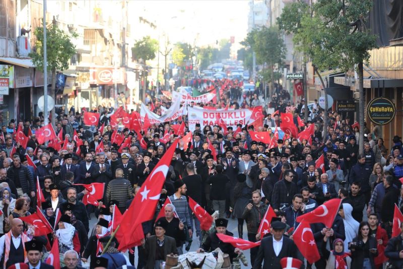 BİNLERCE MERSİNLİ, “ZAFER YÜRÜYÜŞÜ