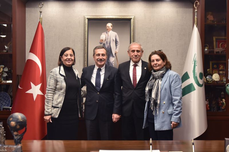 BAŞKAN ATAÇ MİLLETVEKİLİ KAYA İLE BİR ARAYA GELDİ