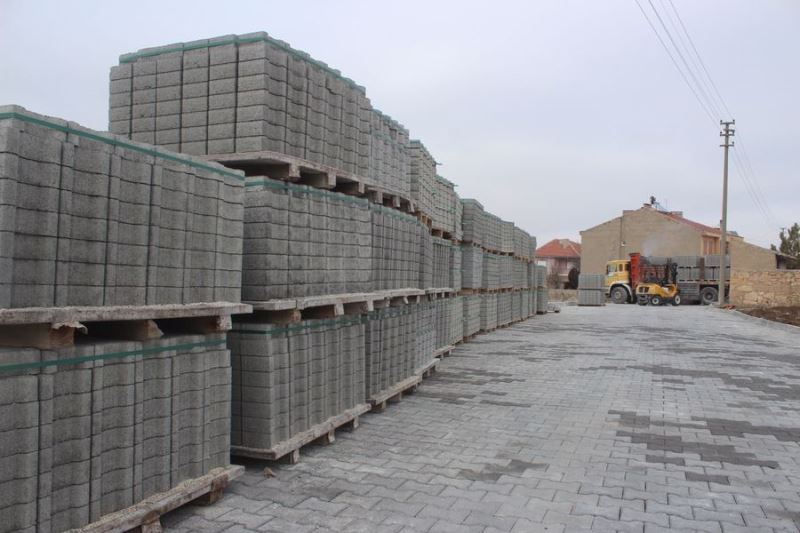 Karşıyaka Mahallesi Kilit Parke Döşeme Çalışmaları