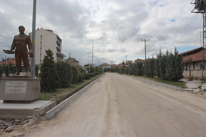 Afyon Yolu Bordür Döşeme Çalışmaları