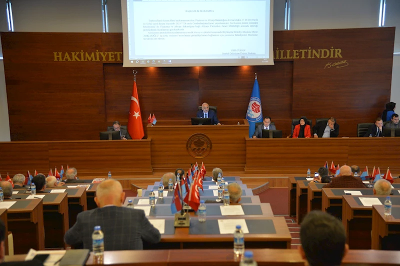 BÜYÜKŞEHİR’İN 2024 YILI BÜTÇE TASARISI VE PERFORMANS PROGRAMI KABUL EDİLDİ