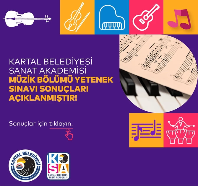 SANAT AKADEMİSİ MÜZİK BÖLÜMÜ GENEL YETENEK SINAV SONUÇLARI AÇIKLANDI