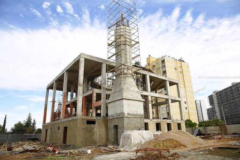 Güneş Mahallesi Cami inşaatı sürüyor