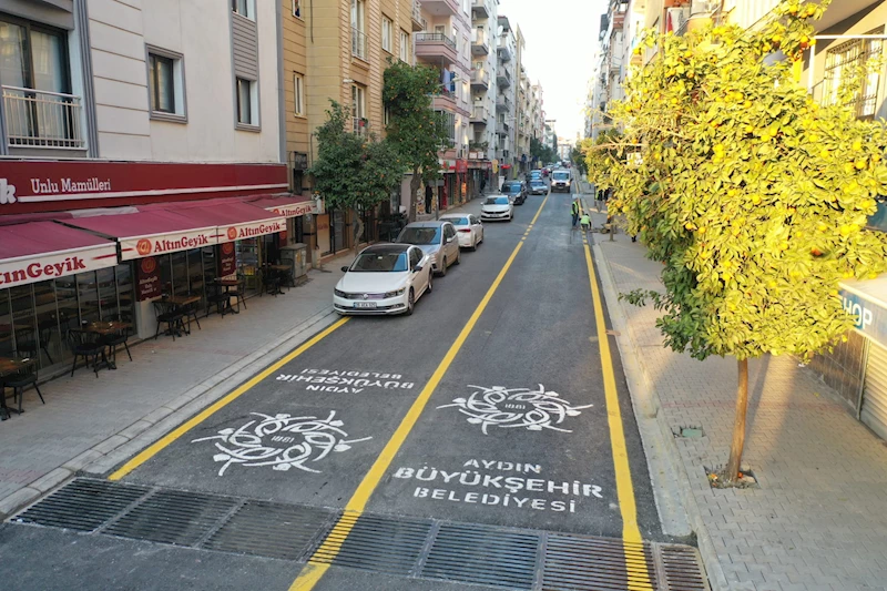 AYDIN BÜYÜKŞEHİR BELEDİYESİ GENÇLİK CADDESİ’Nİ YENİLEDİ