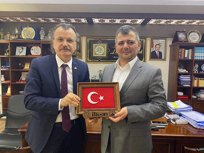 İLKSAN Yönetim Kurulu’ndan Belediye Başkanımız Serkan Koyuncu’ya Ziyaret