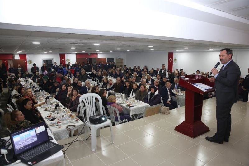 BAŞKAN DEMİREL ATAYURT SAKİNLERİNİ DİNLEDİ