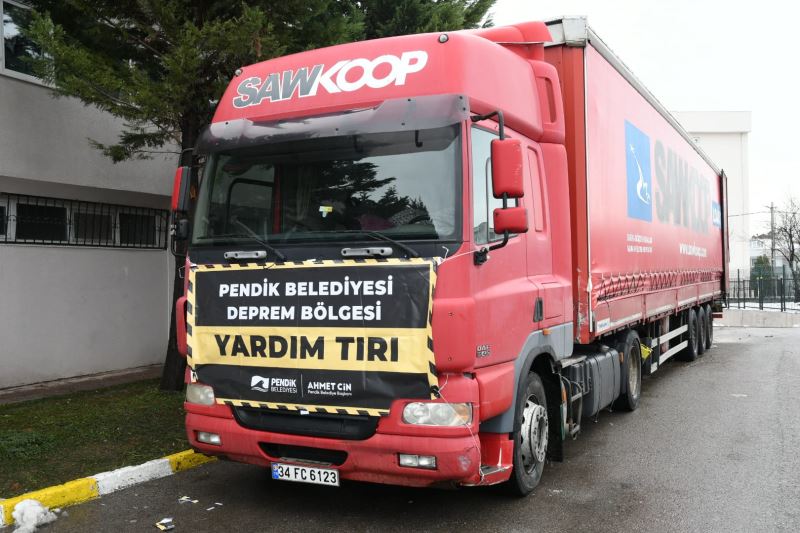 Pendik’te yardım seferberliği devam ediyor