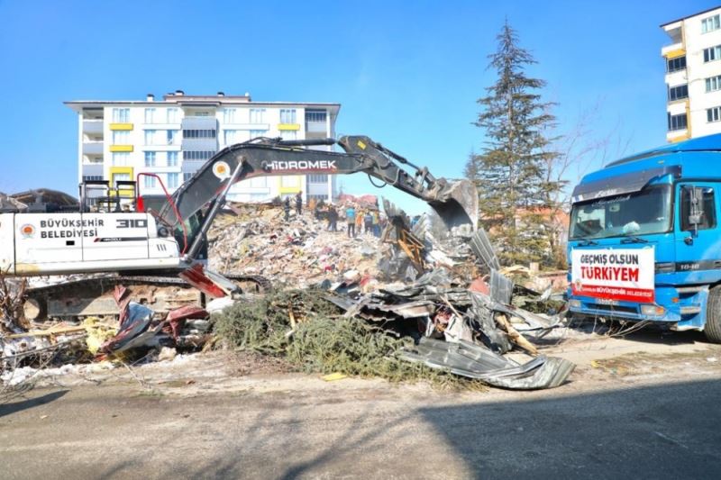 Afet bölgesine alt yapı desteği