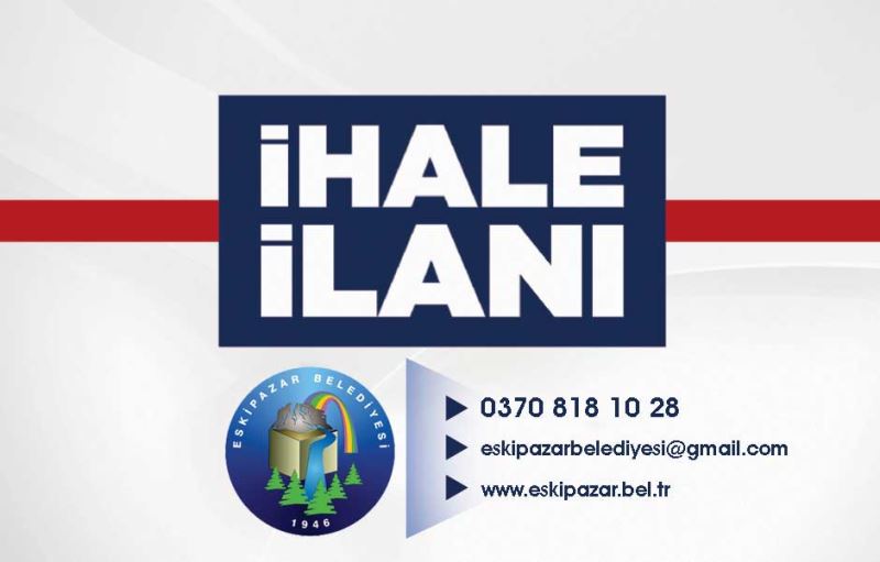 YÖRESEL ÜRÜN SATIŞ YERİ BİNASI İHALE İLANI