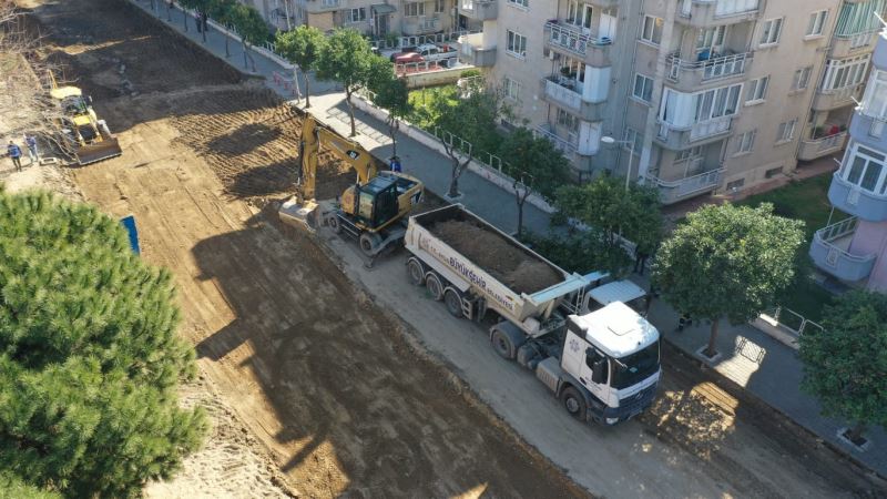 AYDIN BÜYÜKŞEHİR BELEDİYESİ YOL YAPIM ÇALIŞMALARINI TÜM HIZIYLA SÜRDÜRÜYOR