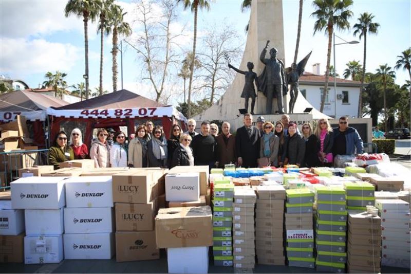 ALANYA BELEDİYESİ YABANCILAR MECLİSİ’NDEN DEPREMZEDELERE YARDIM
