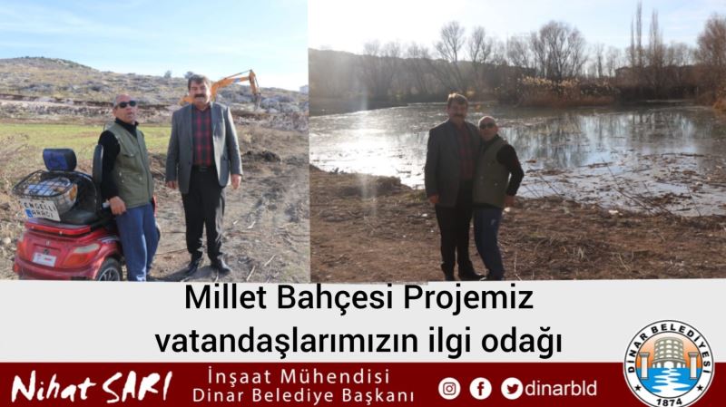 Millet Bahçesi Projemiz vatandaşlarımızın ilgi odağı